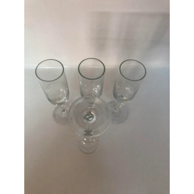 Vintage Crystal Liqueur Stemmed Glasses - Set of 4 For Sale - Image 4 of 5