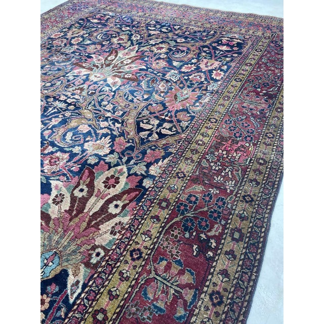 Decorative Antique Northeast Khorassan-Mashad Palmettes Rug 8.6 x 11 For Sale - Image 14 of 18