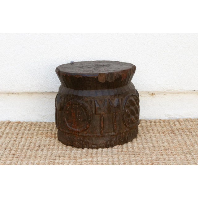 African Antique Yoruba Shango African Stool For Sale - Image 3 of 11