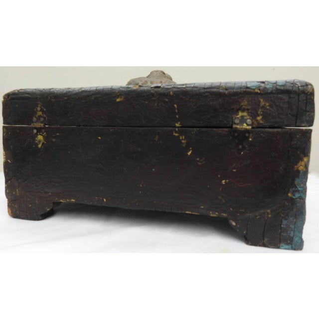 Late 19th Century Late 19th Century Art Nouveau Lions Head Box For Sale - Image 5 of 10