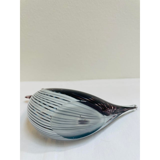 Murano Glass Bianca E Nero Bird by Dino Martens for Auriliano Toso, 1950s For Sale - Image 7 of 7