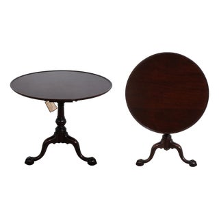 Stickley Williamsburg Cw-70 Mahogany Rococo Tilt Top Table For Sale
