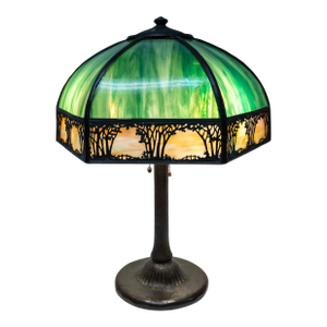 Early 20th Century Arts and Crafts Handle Table Lamp