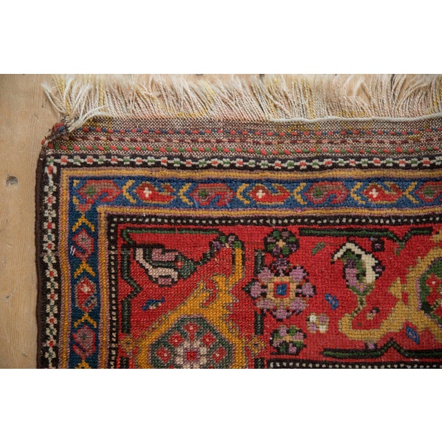 Antique Kurdish Hamadan Rug - 3'9" x 5'10" For Sale - Image 11 of 11