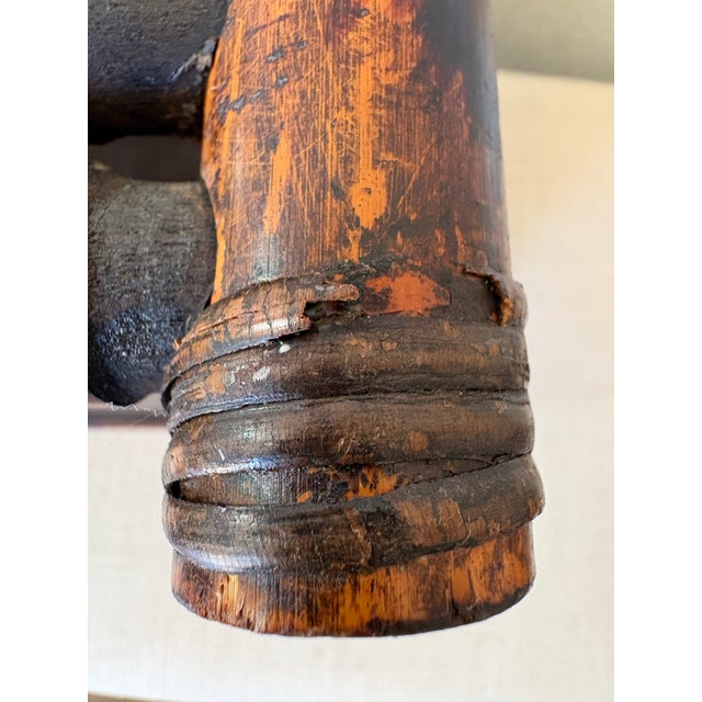 Vintage Tortoiseshell Bamboo Rectangular Planter Box For Sale - Image 10 of 12