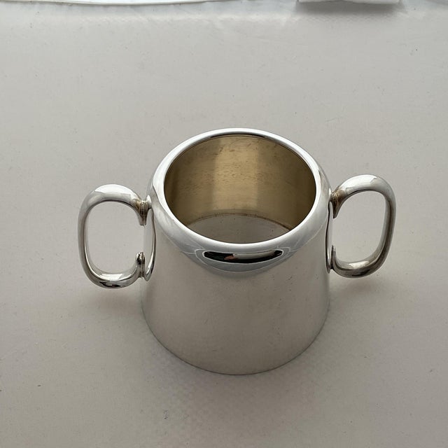 Silver 1980s Quality Silver Plated Sugar Bowl Round, Plain For Sale - Image 8 of 14