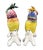 Ceramic Pair of Italian Chelsea House Vintage Hand-Painted Ceramic Cockatoo Parrot Figures – Hollywood Regency / Tropical Revival For Sale - Image 7 of 12