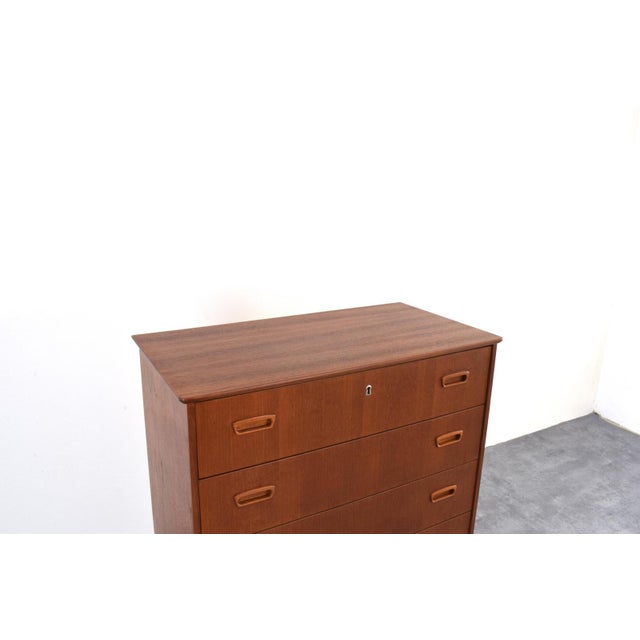 Mid-Century Danish Teak Chest of Drawers, 1960s For Sale - Image 12 of 17