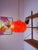 Orange Pendant Lamp with Orange Cable from Ilka Plast For Sale - Image 6 of 11