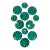 MCM Japanese Neiman Marcus Malachite Plates - A 12 Piece Set For Sale