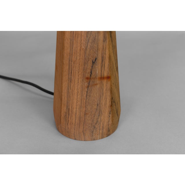 Vintage Teak Table Lamps, 1970s, Set of 2 For Sale - Image 6 of 7