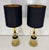 Italian Amber, Burgundy and Black Murano Glass Table Lamps, 2000s, Set of 2 For Sale - Image 11 of 14