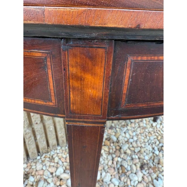 Brown Late 18th Century George III Satinwood Game Table. For Sale - Image 8 of 10