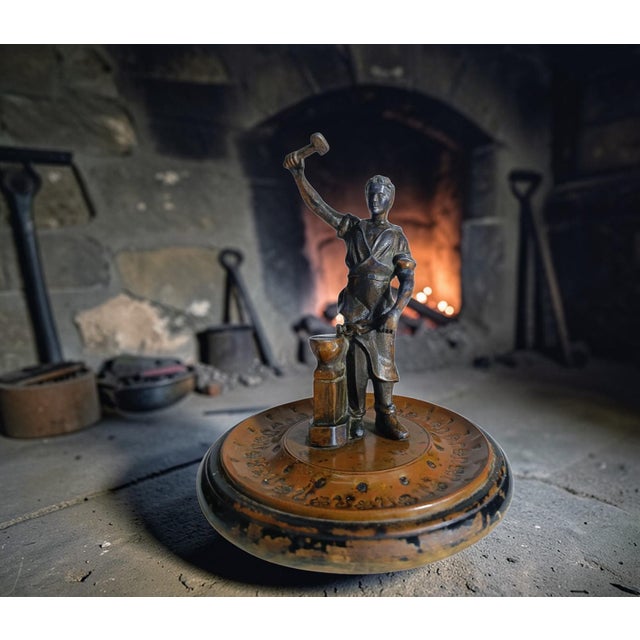 Blacksmith Sculpture, 1920s-1940s For Sale - Image 3 of 6