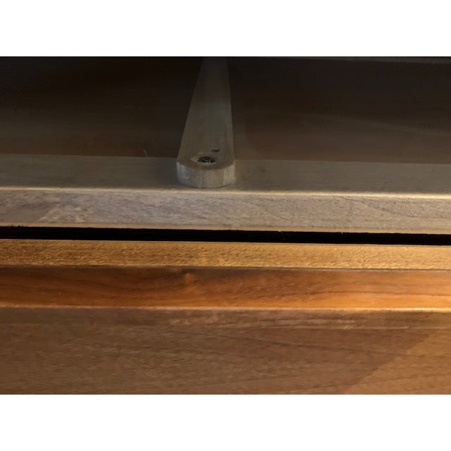 1950s Ramseur Mid Century Modern 5 Drawer Dresser W Glass Top For Sale - Image 16 of 18