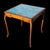 This Beauville Collection by B. Altman & Co. Louis XV Style Walnut Writing Table with Blue Leather Top is a quaintly...