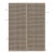 Rug & Kilim’s Accent Kilim, Square Rug in Textural Slate Gray and Beige Stripes For Sale