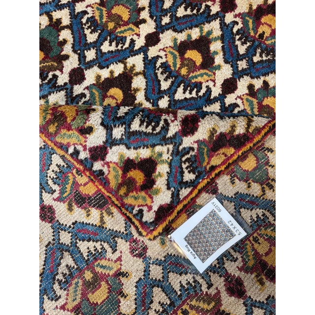 Antique Agra Rug, Circa 1850s, Indian Floral Repeat Pattern For Sale - Image 10 of 10