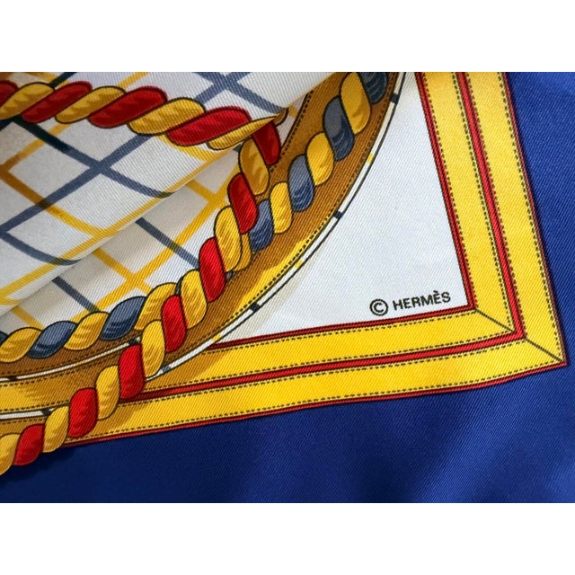 Hermès Grande Tenue 1998 Silk Scarf Designed by Henri D’Origny For Sale - Image 10 of 12
