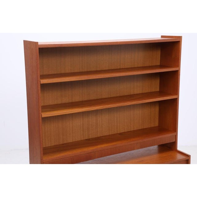 Mid-Century Danish Teak Bookcase with Drawers For Sale - Image 6 of 18