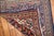 Early 20th Century Antique Zabihi Collection Persian Kashan Navy Carpet - 1'9" x 1'10" For Sale - Image 5 of 7