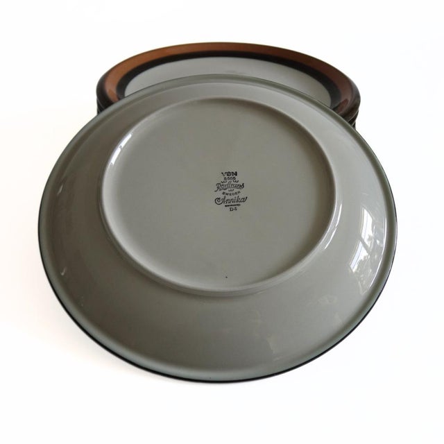 Large Vintage Plates by Marianne Westman, 1970s, Set of 6, in Good conditions. Designed 1970 to 1979