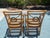 McGuire Pair of Authentic McGuire Target Back Vintage Rattan Armchairs For Sale - Image 4 of 10