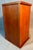 Farmhouse 2 Drawer Desktop Cabinet Black Cherry Wood With Metal Label Holder Pulls For Sale - Image 3 of 6