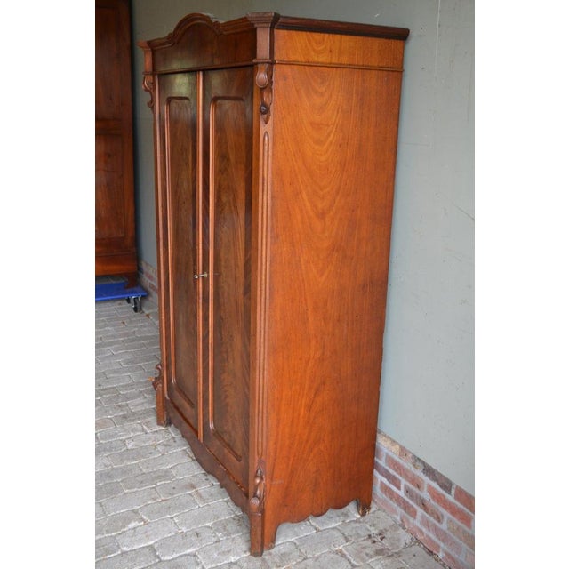 Art Deco Walnut Girls Cupboard For Sale - Image 3 of 9