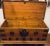 Antique Oak Wood Trunk For Sale In Atlanta - Image 6 of 8