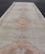 Turkish Oushak Runner With Soft Ivory Field and Peach Geometric Medallions For Sale - Image 9 of 12