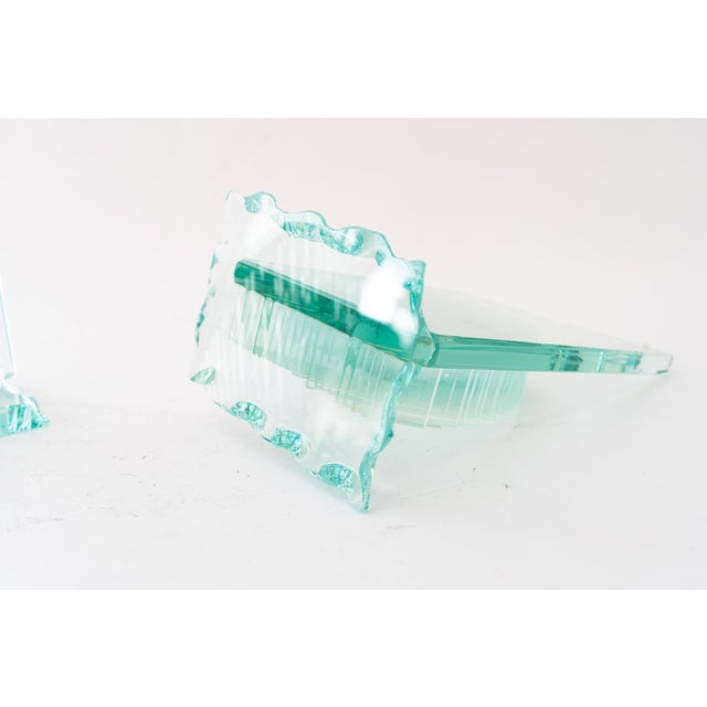 Glass Horse Head Bookends, Vienna, Austria, 1970s, Set of 2 For Sale - Image 16 of 18