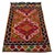 Hand-Woven Braided Small Rug Vintage Wall Decor Area Rug Kilim - 28″ × 46″ For Sale - Image 9 of 14