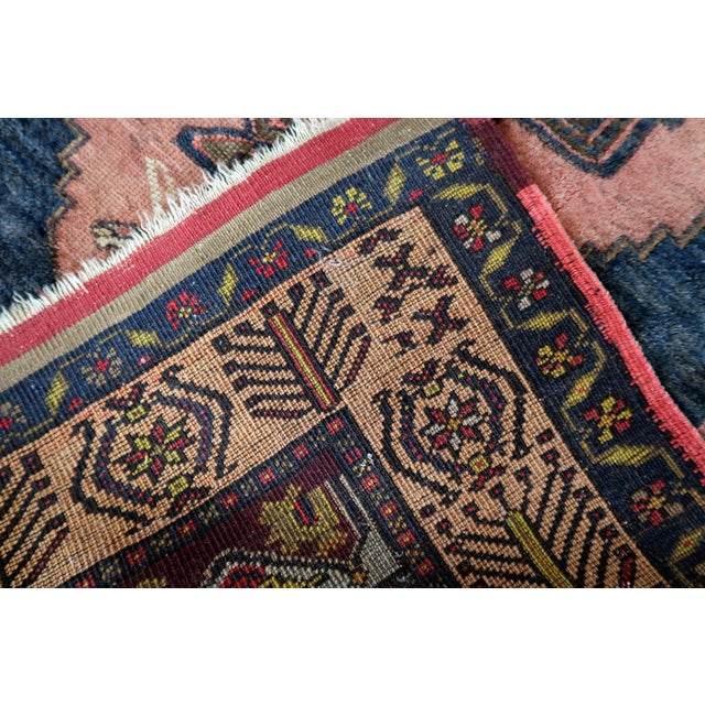 Enhance your living space with this Handmade Vintage Turkish Anatolian Rug. Crafted in the 1970s, this rug measures 3.7' x...
