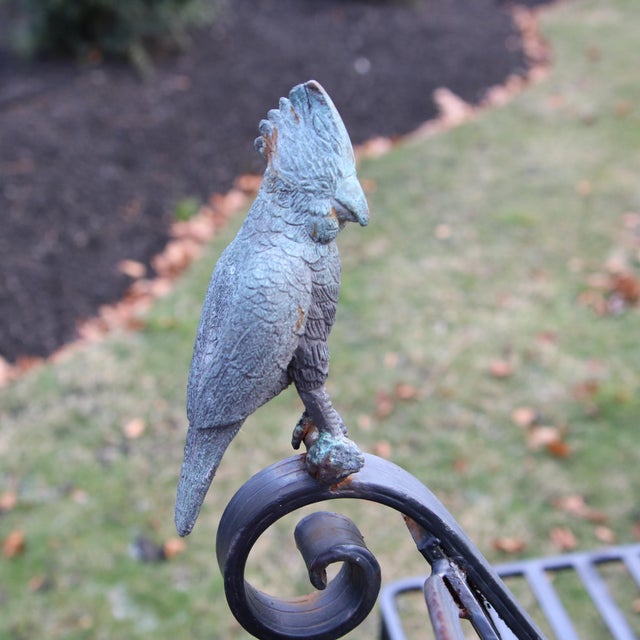 Regency Winterthur Wrought Iron Garden Set Chairish