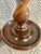 Early 20th Century Early 20th Century English Jacobean Revival Oak Barley Twist Candlesticks - A Pair For Sale - Image 5 of 12