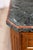 Italian Piemontese 1890s Three-Drawer Walnut Commode with Dark Green Marble Top For Sale - Image 14 of 18