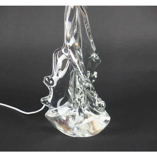 Crystal Table Lamp by Schneider for Schneider, 1950s For Sale - Image 4 of 9