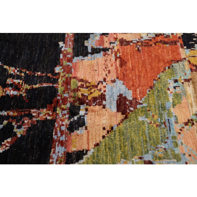 Mid 20th Century Fine Contemporary Wool Rug 5'6" X 7'7'' For Sale - Image 5 of 9