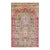 1920s Green Islamic Prayer Antique Persian Tabriz Silk Rug 2' 5" X 3' 8" Knotted Carpet For Sale