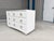 White 1960s Mid-Century White and Brass Nine-Drawer Dresser by t.h. Robsjohn-Gibbings for Widdicomb For Sale - Image 8 of 11