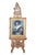 Rococo Late 20th Century Baroque Rococo Revival Mahogany Artist Easel Adjustable Art Painting Display 64" For Sale - Image 3 of 11
