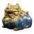 Vintage Cloisonné Enamel Gilt Bronze Pixiu Statue Figure For Sale