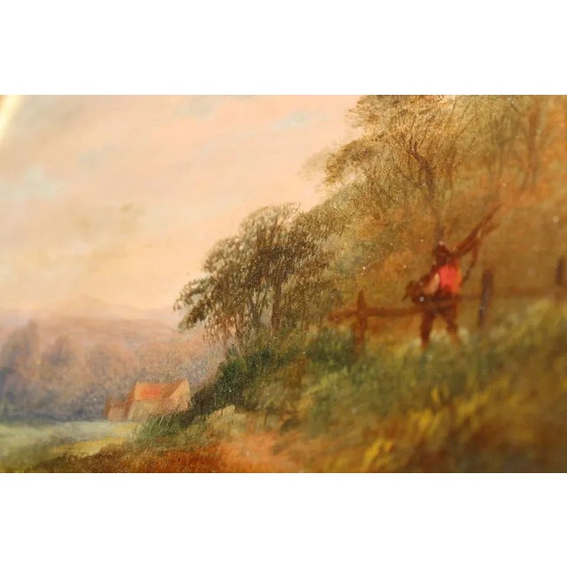 Jean-François Baudoin, French Landscape, Oil on Cardboard For Sale - Image 7 of 11
