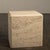 Stone 1980s Travertine Marble Stone Cube Side End Accent Table For Sale - Image 7 of 12