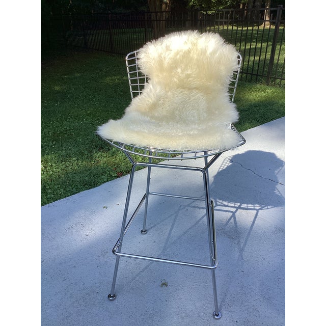 Vintage Set of 6 Harry Bertoia for Knoll Barstools For Sale - Image 16 of 17