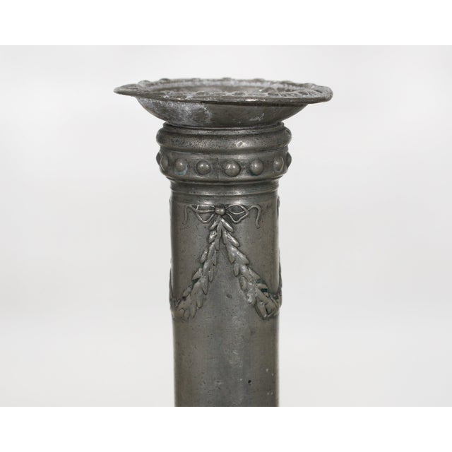 Vintage Tin Candlesticks, 1770s, Set of 2 For Sale - Image 3 of 8