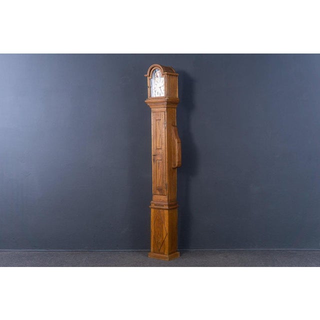Baroque Oak Grandfather Clock For Sale - Image 9 of 18
