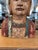 Green Polychrome Wooden Buddha Sculpture, 1890 For Sale - Image 8 of 10