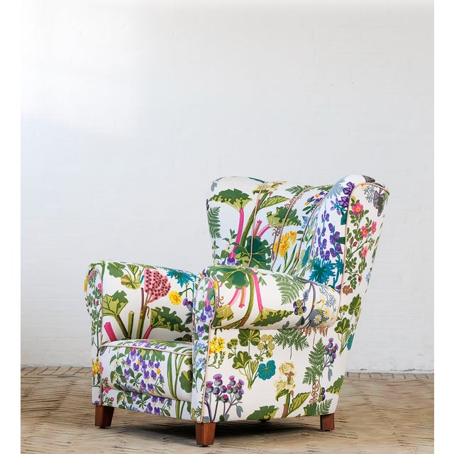 Large Vintage Chair from Gocken Jobs, 1950s, in Restored conditions. Designed 1950 to 1959